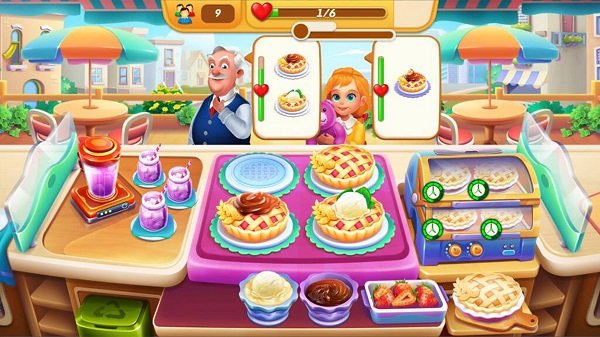 模拟小镇美食小游戏