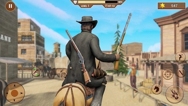 真正的牛仔枪射击训练比赛游戏