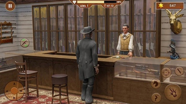 真正的牛仔枪射击训练比赛游戏