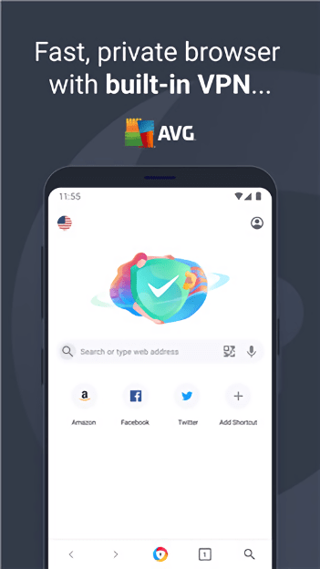 avg browser浏览器