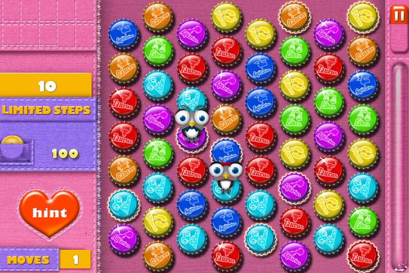 疯狂瓶盖小游戏 疯狂瓶盖游戏下载