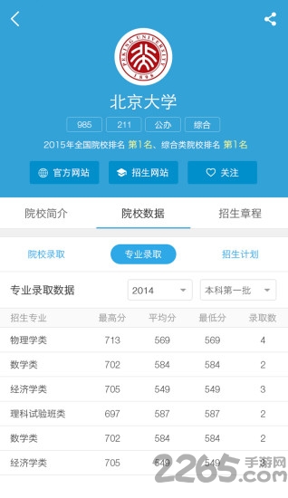 高考填报志愿模拟系统
