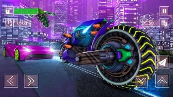 未来混乱城市飞车游戏
