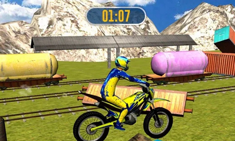 特技摩托车越野赛最新版(trials gold 3d) 特技摩托车越野赛游戏