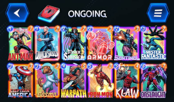 漫威终极逆转卡组推荐 漫威终极逆转卡组推荐