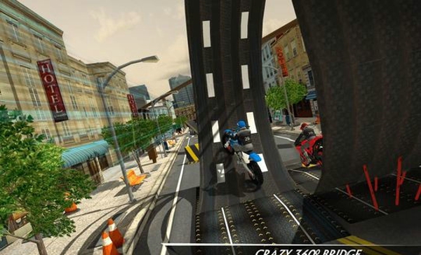 屋顶自行车手机游戏