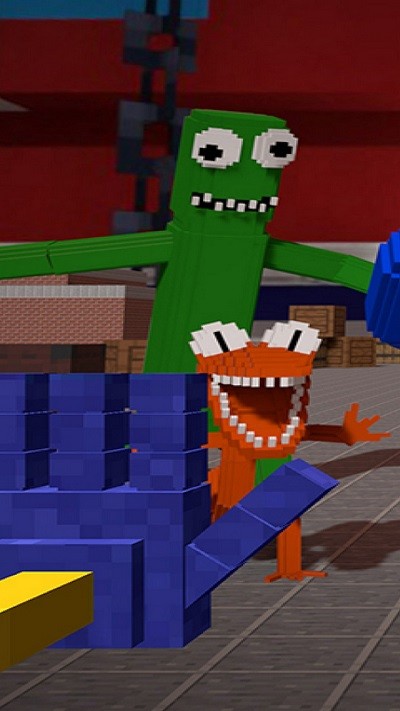 彩虹工艺捉迷藏游戏