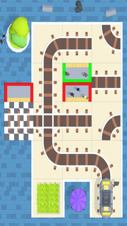 铁路拼图小游戏