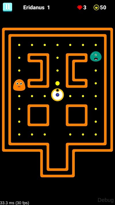 吃豆人迷宫跑酷游戏