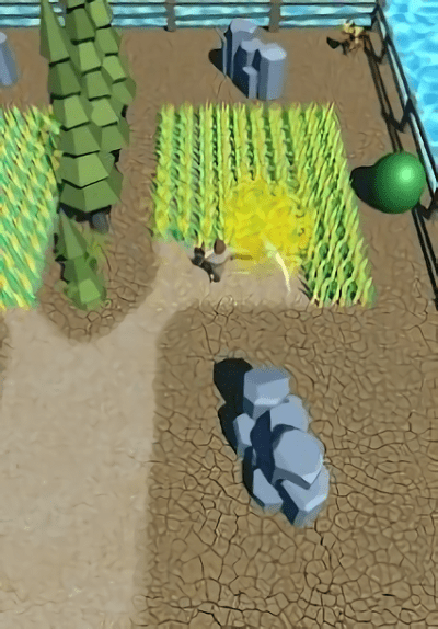 镰刀割草游戏(grass cutter)