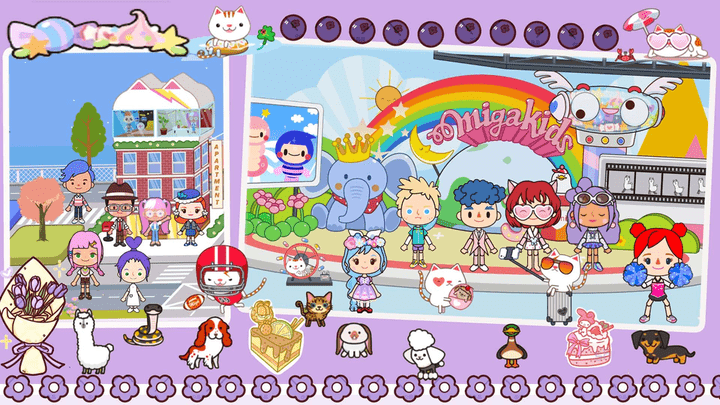 托卡小屋迷你城堡游戏