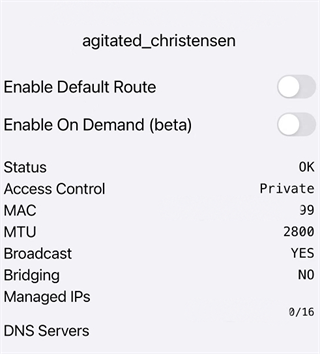 Zerotier One安卓版使用教程